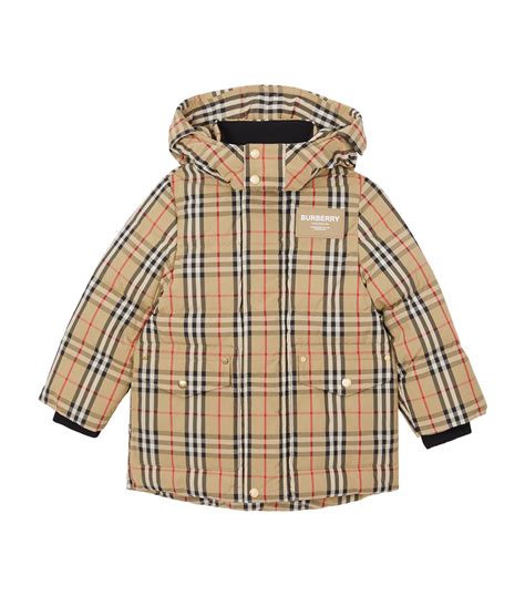 burberry kids vintage check coat|burberry matching family outfits.